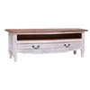 Image de Tv-meubel 120x30x40 cm massief mahoniehout wit283902