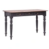 Image de Bureau avec 3 Tiroirs, Table d'Ordinateur, Bureau d'Ecriture, Table d'Etude, Bureau d'Ordinateur, 117x57x75 cm Bois d'Acajou Massif 283907