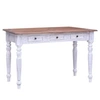 Image de Bureau met lades 117x57x75 cm massief mahoniehout wit283908