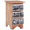 Image de Table de chevet 30x30x51 cm bois d acajou massif