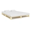 Image de Cadre de lit de palette sans matelas 180x200 cm bois massif pin