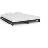 Image de Bedframe pallet massief grenenhout grijs 180x200 cm285253