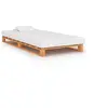 Image de Cadre de lit de palette sans matelas 90x200 cm bois massif