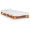 Image de Cadre de lit de palette - Bois de pin massif - 100 x 200 cm - Marron