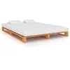 Image de Cadre de lit de palette sans matelas 160x200cm bois massif