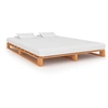 Image de Cadre de lit de palette sans matelas 180x200cm bois massif