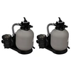 Image de Pompes à filtre à sable 2 pcs 600 W 17000 l h