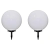 Image de 2x Lampes d'Allée d'Extérieur à LED et Piquet au Sol Lampes Solaires Eclairage Jardin Terrasse Patio Cour Balcon 277118