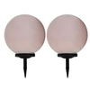 Image de Solarlampen 2 st LED rond 40 cm RGB277128