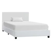 Image de Cadre de lit Blanc Similicuir 90 x 200 cm