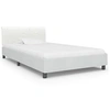 Image de Cadre de lit Blanc Similicuir 100 x 200 cm