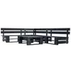 Image de Canapés de jardin palette 4 pcs noir bois