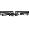 Image de Canapés de jardin palette 6 pcs noir bois