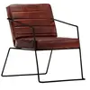 Image de Fauteuil echt leer donkerbruin284412