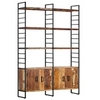 Image de Bibliothèque 4 niveaux 124x30x180cm Bois solide de récupération284415