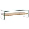 Image de Table basse Clair 98x45x31 cm Verre trempé