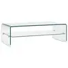 Image de Table basse Clair 98x45x31 cm Verre trempé