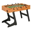 Image de Table de football pliante 121 x 61 x 80 cm Marron clair