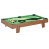 Image de Mini table de billard 3 pieds 92x52x19 cm Marron et vert