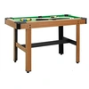 Image de Table de billard 4 pieds 122x61x76 cm Marron