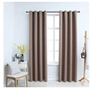 Image de Gordijn verduisterend met metalen ringen 2 st 140x225 cm taupe134435