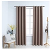 Image de Gordijn verduisterend met metalen ringen 2 st 140x245 cm taupe134436