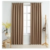 Image de Gordijnen verduisterend met haken 2 st 140x225 cm taupe134439