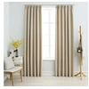 Image de Gordijnen verduisterend met haken 2 st 140x175 cm beige134446