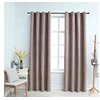 Image de Gordijn verduisterend met metalen ringen 2 st 140x225 cm taupe134477