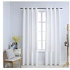 Image de Gordijnen verduisterend met ringen 2 st 140x225 cm gebroken wit134483