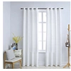 Image de Gordijnen verduisterend met ringen 2 st 140x245 cm gebroken wit 134484