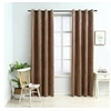 Image de Rideaux occultants avec anneaux 2 pcs Velours Beige 140x225 cm