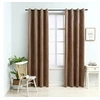Image de Gordijn verduisterend met ringen 2 st 140x245 cm fluweel beige134506