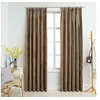 Image de Gordijnen verduisterend 2 st met haken 140x225 cm fluweel beige134509