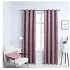 Image de Gordijnen verduisterend met ringen 2 st 140x175 cm fluweel roze134520