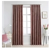 Image de Gordijnen verduisterend 2 st met haken 140x175 cm fluweel roze134524