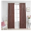 Image de Gordijnen verduisterend 2 st met haken 140x245 cm fluweel roze134526