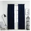 Image de Gordijnen verduisterend 2 st met haken 140x245 cm fluweel blauw134534