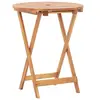 Image de Table a manger fixe sans tiroir 2 personnes en bois massif 75 x 60 cm