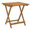 Image de Table pliable de jardin 70x70x75 cm Bois d acacia massif