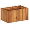 Image de Lit surélevé de jardin 50x30x25 cm Bois massif d acacia