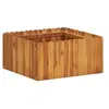 Image de Lit surélevé de jardin 50x50x25 cm Bois massif d'acacia