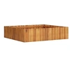 Image de Lit surélevé de jardin 100x100x25 cm Bois massif d'acacia