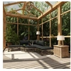 Image de Salon de jardin resine tressee gris 6 pieces x 70 x 52.5 6 personnes
