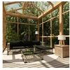 Image de Salon de jardin modulable resine tressee gris 5 pieces x 70 x 52.5 4 personnes