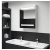 Image de Armoire de salle de bain à miroir LED 50x13,5x60 cm