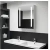 Image de Armoire de salle de bain à miroir LED 50x13x70 cm
