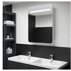 Image de Armoire de salle de bain à miroir LED 60x11x80 cm