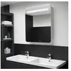Image de Armoire de salle de bain à miroir LED 68x9x80 cm