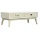 Image de Salontafel met 2 lades 110x50x40 cm bewerkt hout grijs285751